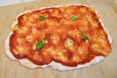 7. Pizzavariante Linsenmehl 80p Mozzarella light38