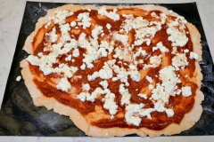 8. Pizzavariante Linsenmehl 80p Hüttenkäse37